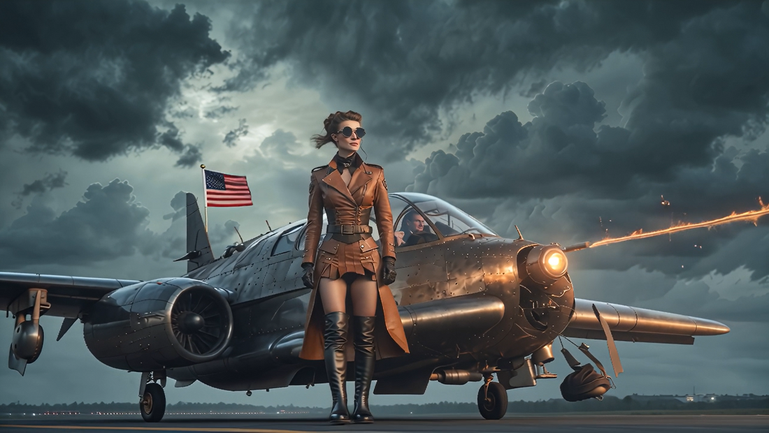 Steampunk AI Short Film, Aircraft & Clockwork Dreams