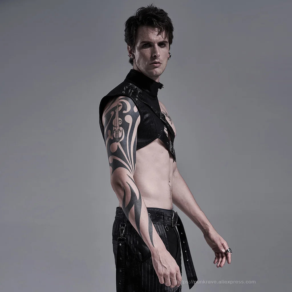 Punk Men's One-Arm Shoulder Armor