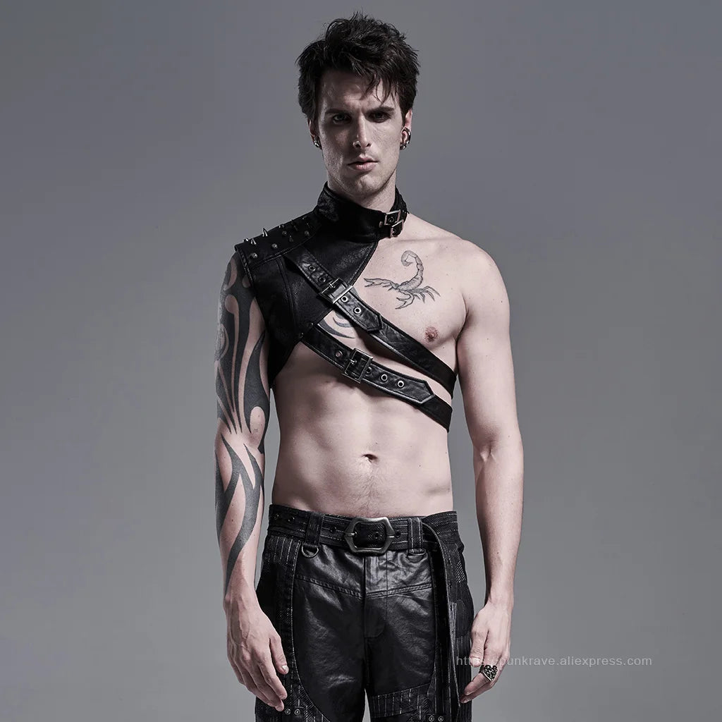 Punk Men's One-Arm Shoulder Armor