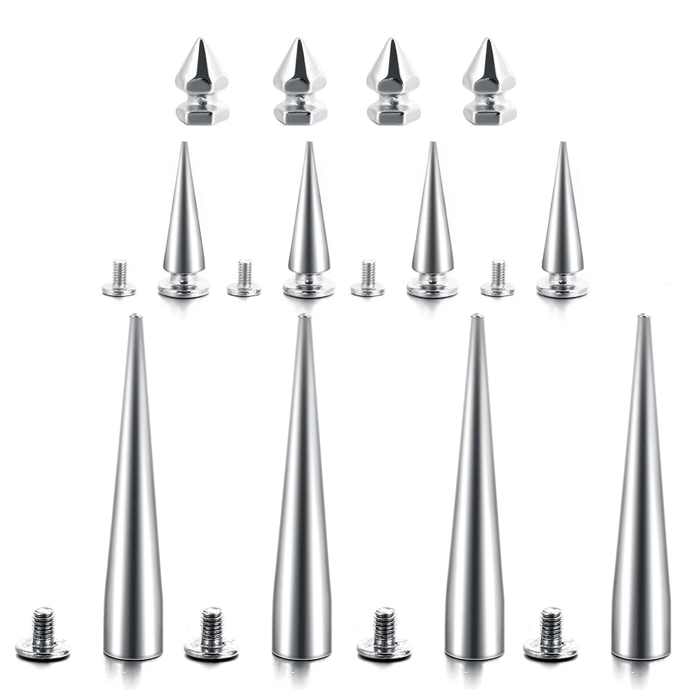 Unisex Neo-Gothic Rivets Studded Choker Necklace