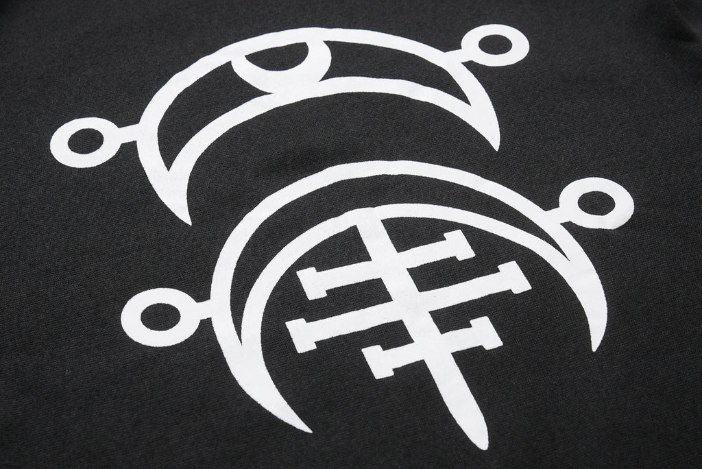 Punk Moon Patterned Long-sleeved Cardigan