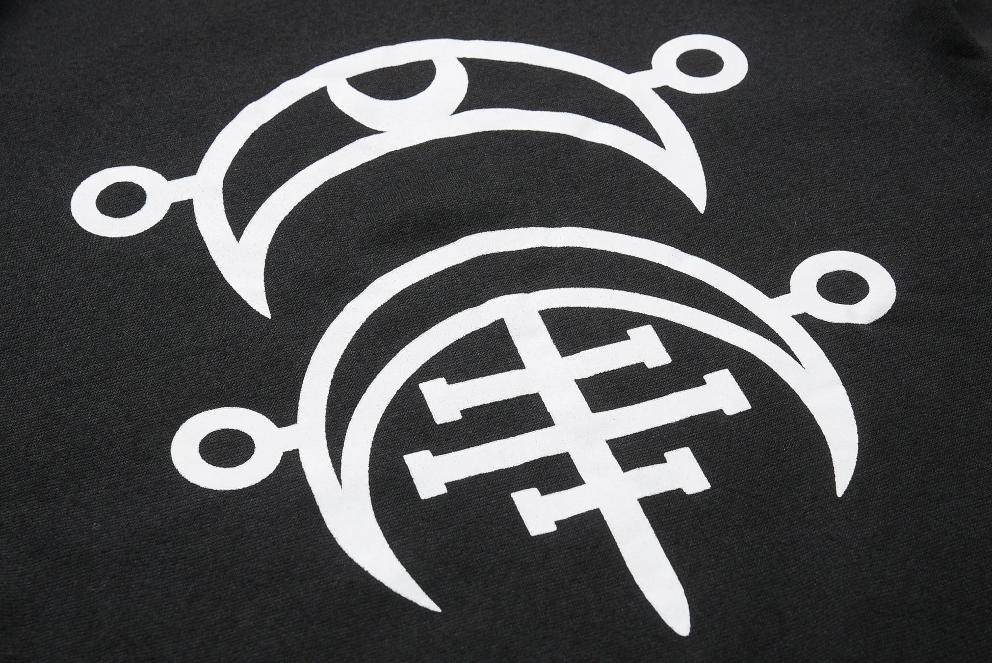 Punk Moon Patterned Long-sleeved Cardigan