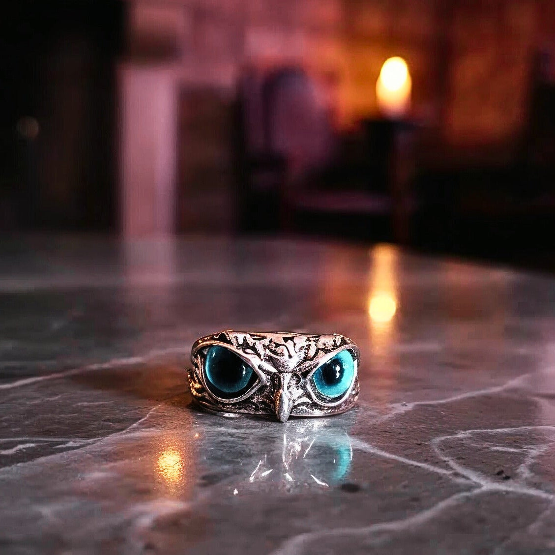 Vintage Gothic Unisex Owl Ring