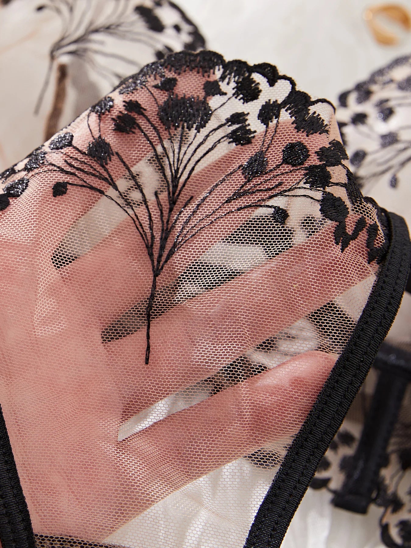 Romantic Floral Sexy Underwear Set