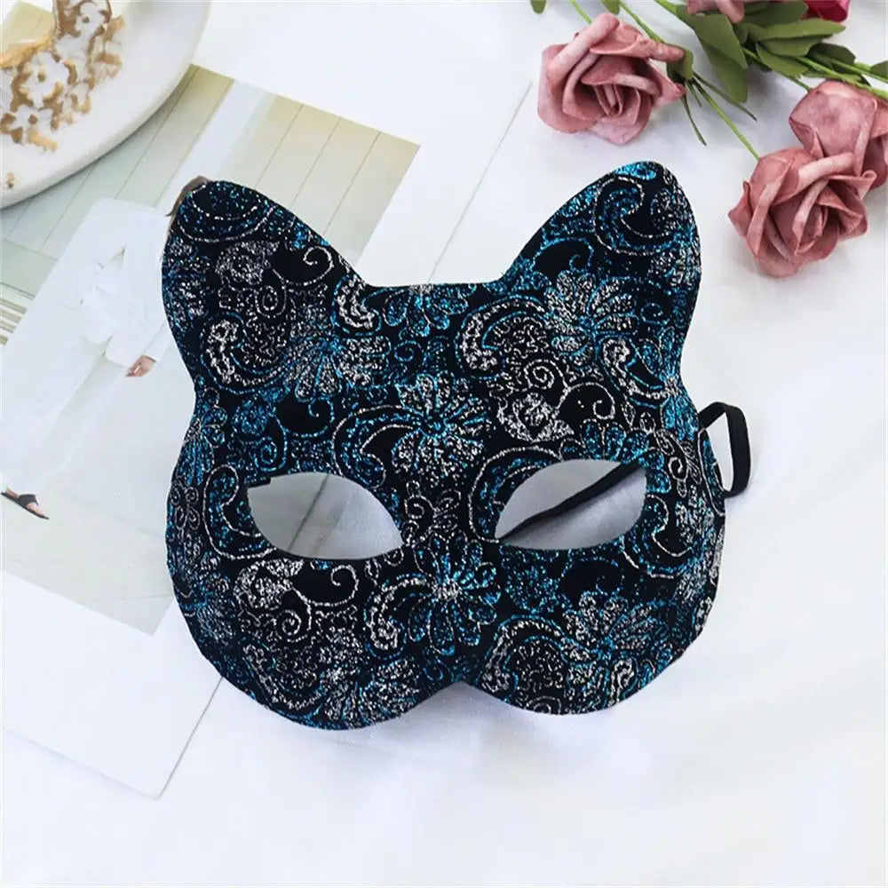 Sexy Cosplay Lace Cat Mask for Women