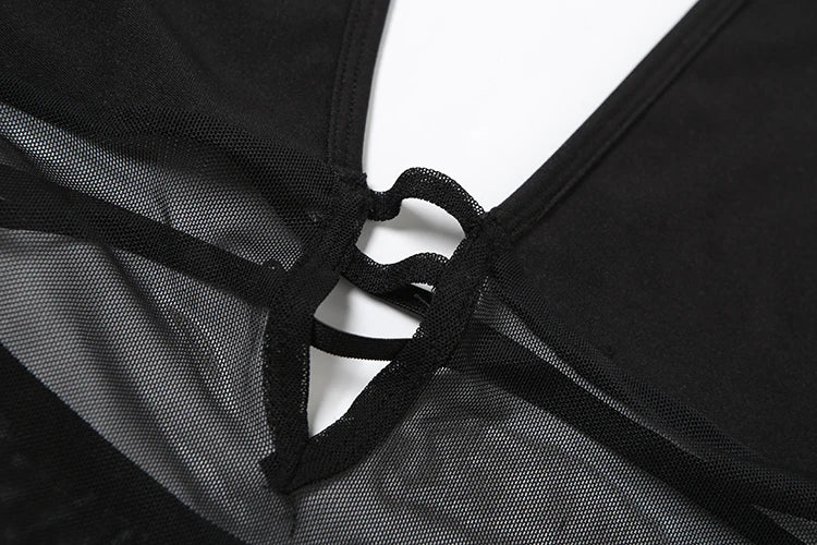 See Through Hollow Bodysuits For Women