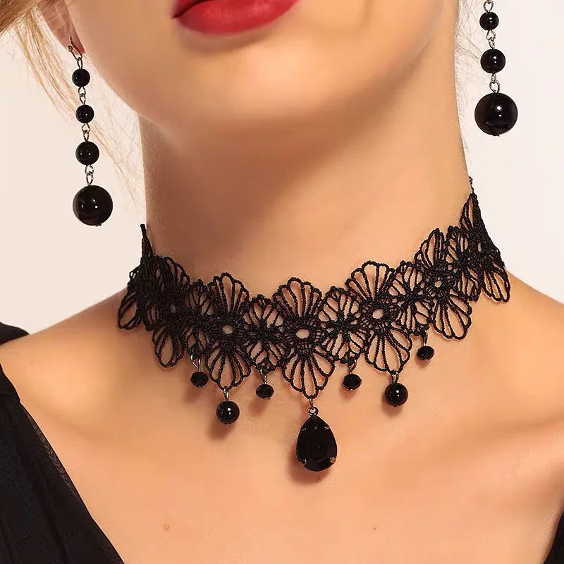 Vintage Choker Lace Necklace for Women