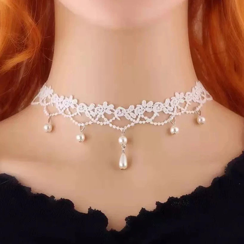 Vintage Choker Lace Necklace for Women