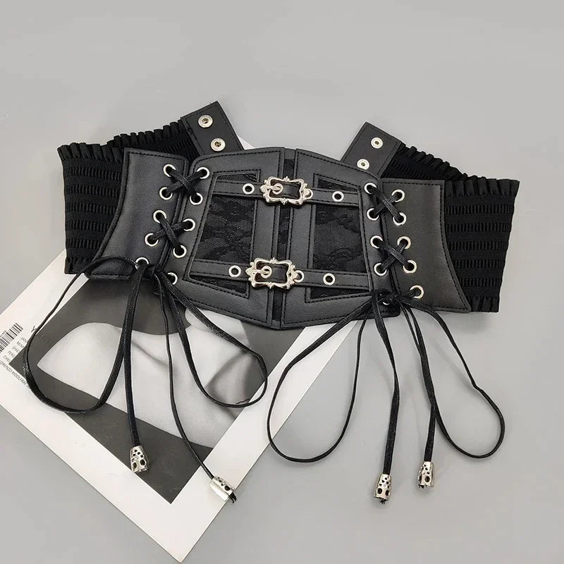 Retro Ladies Corset Belt Gothic Style