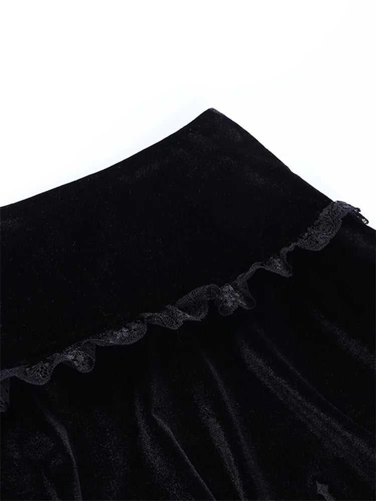 Gothic Neo-Gothic Punk Vintage Skirt Lace