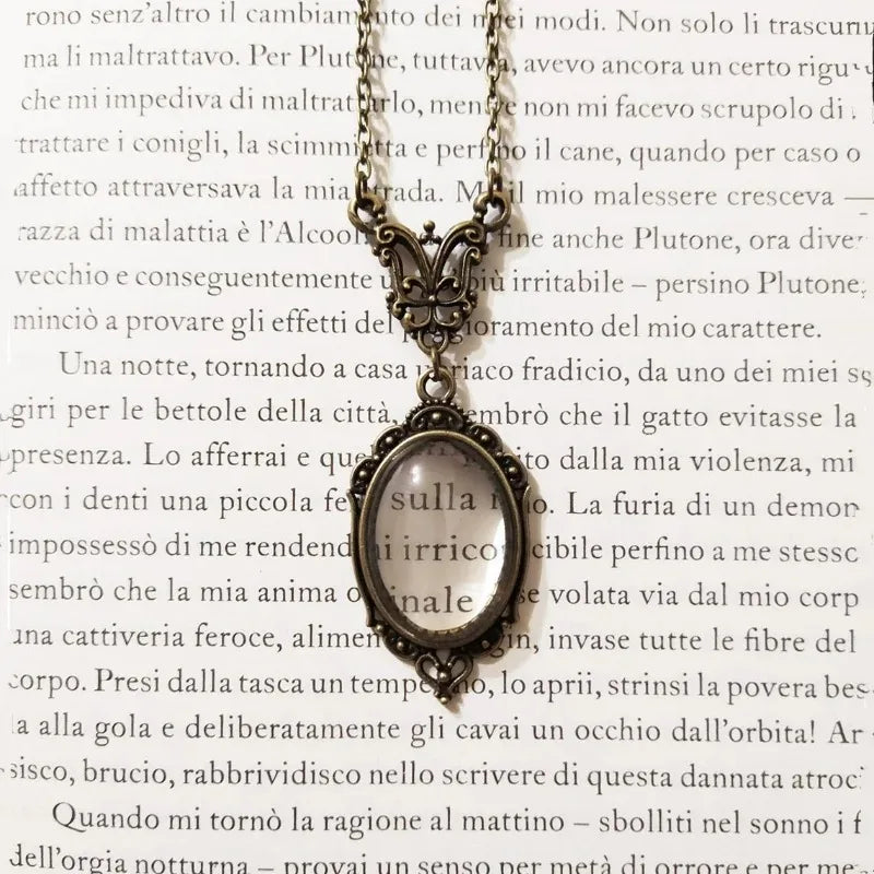 Gothic Vintage Magnifying Glass Pendant