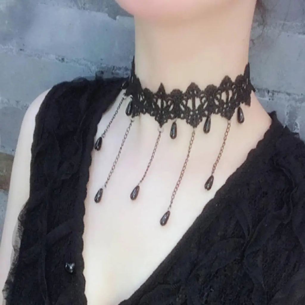 Vintage Choker Lace Necklace for Women