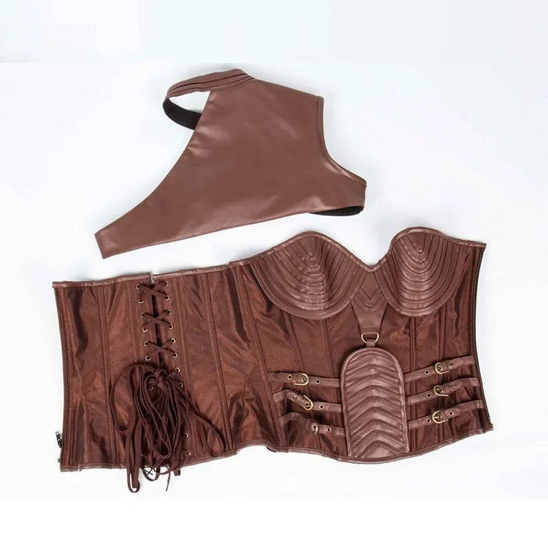 Stylish Steampunk Bustier Corset