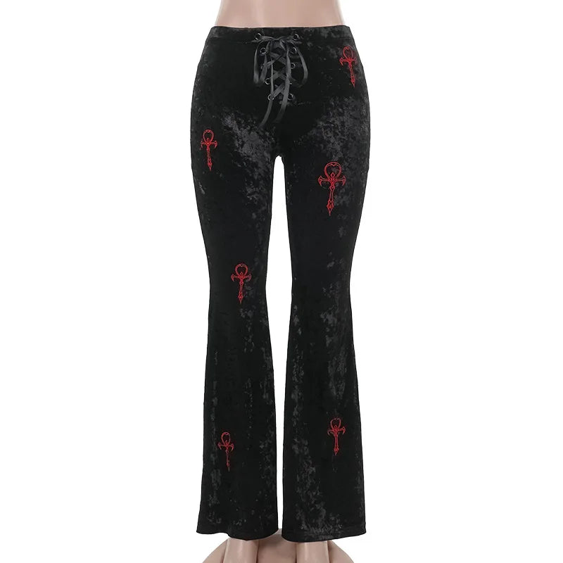 Gothic Neo-Gothic Punk Vintage Pants Trousers