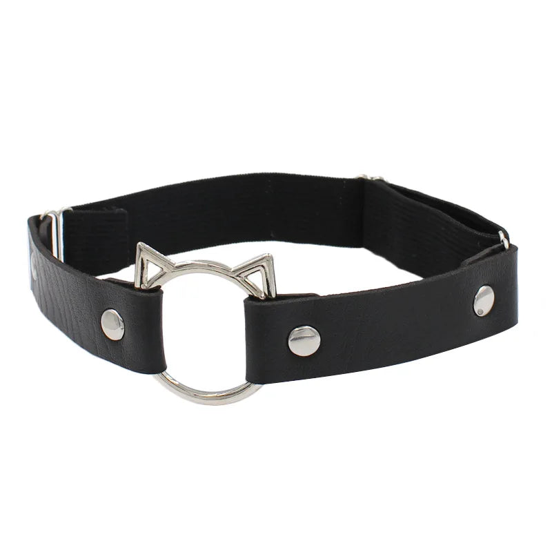 Women Sexy Leather Thigh Garter Belt