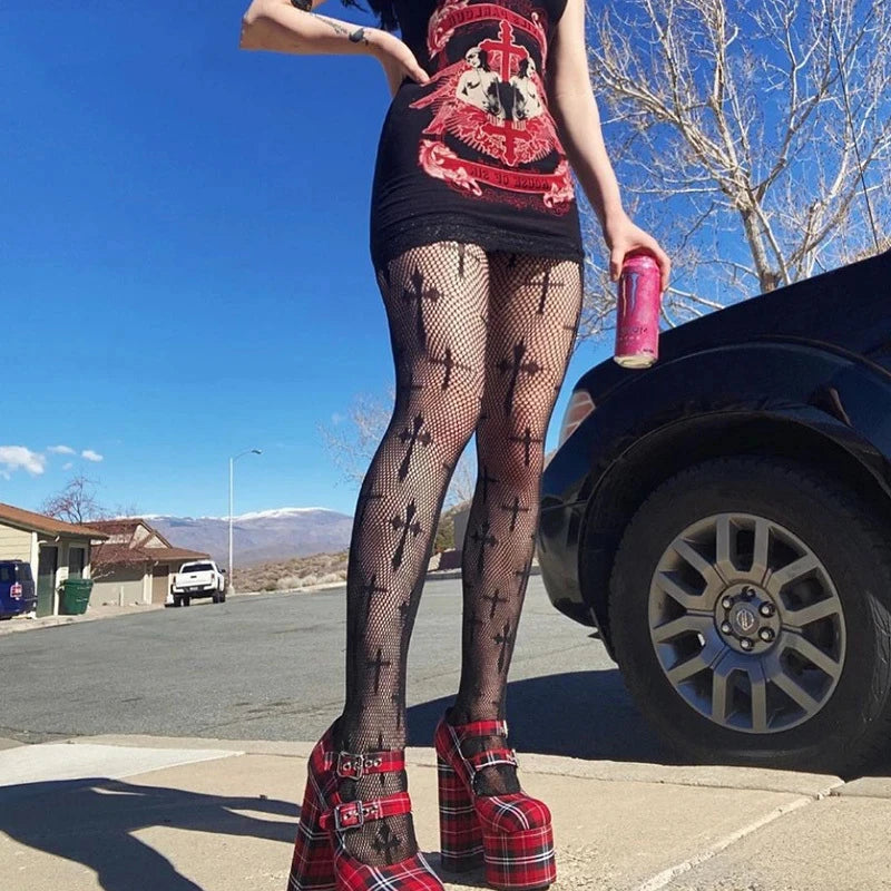 Gothic Neo-Gothic Punk Vintage Tight Stocking Pantyhose