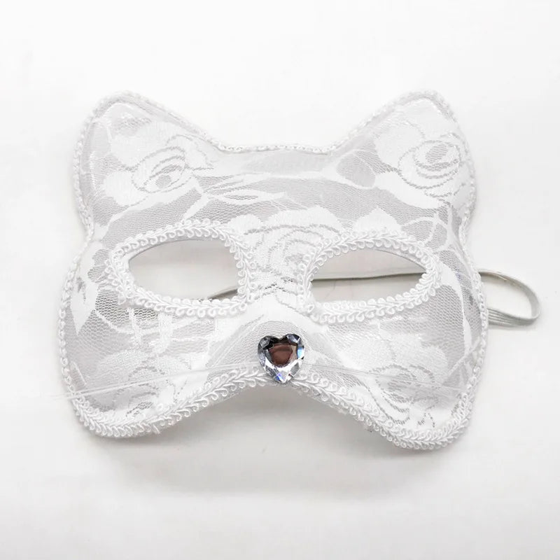 Sexy Cosplay Lace Cat Mask for Women