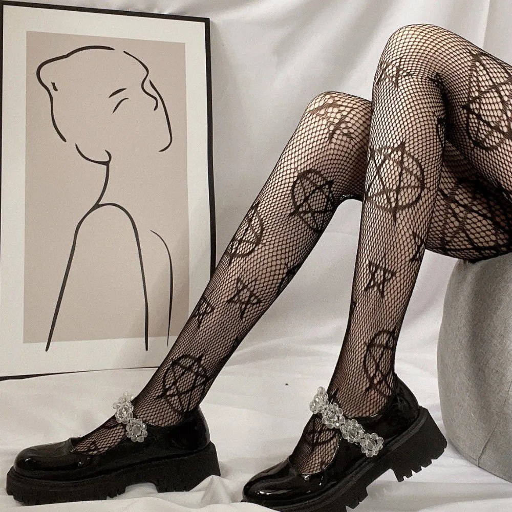 Gothic Neo-Gothic Punk Vintage Tight Stocking Pantyhose