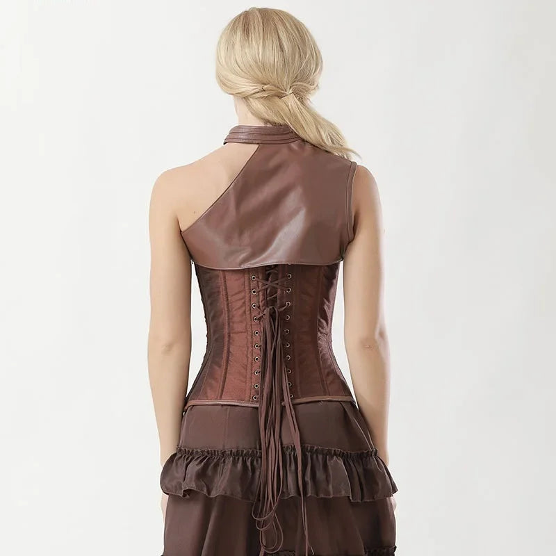 Stylish Steampunk Bustier Corset