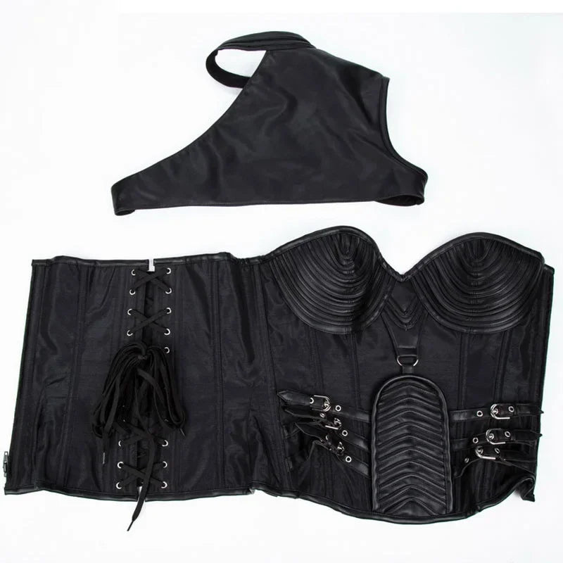 Stylish Steampunk Bustier Corset