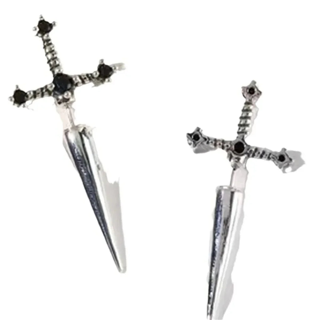Vintage Gothic Unisex Sword Earrings