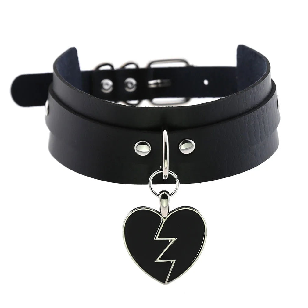 1Pc Punk Rock Cosplay Gothic Necklace