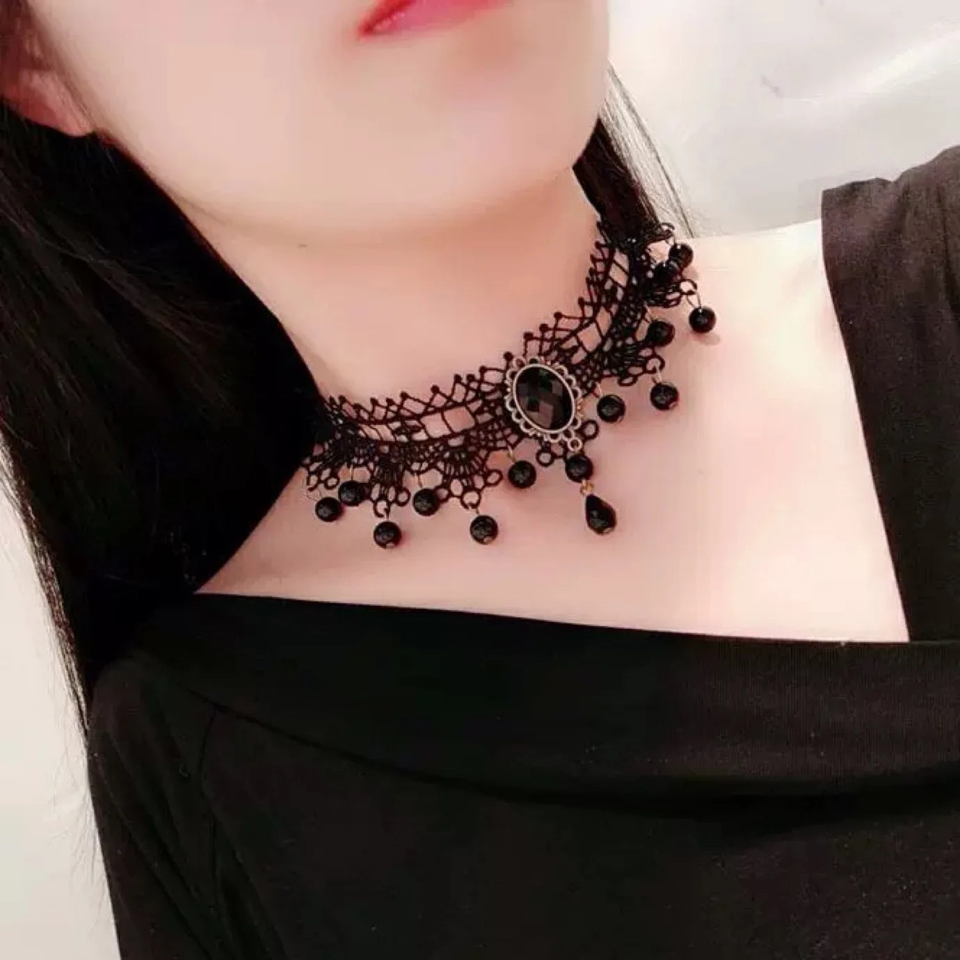 Vintage Choker Lace Necklace for Women