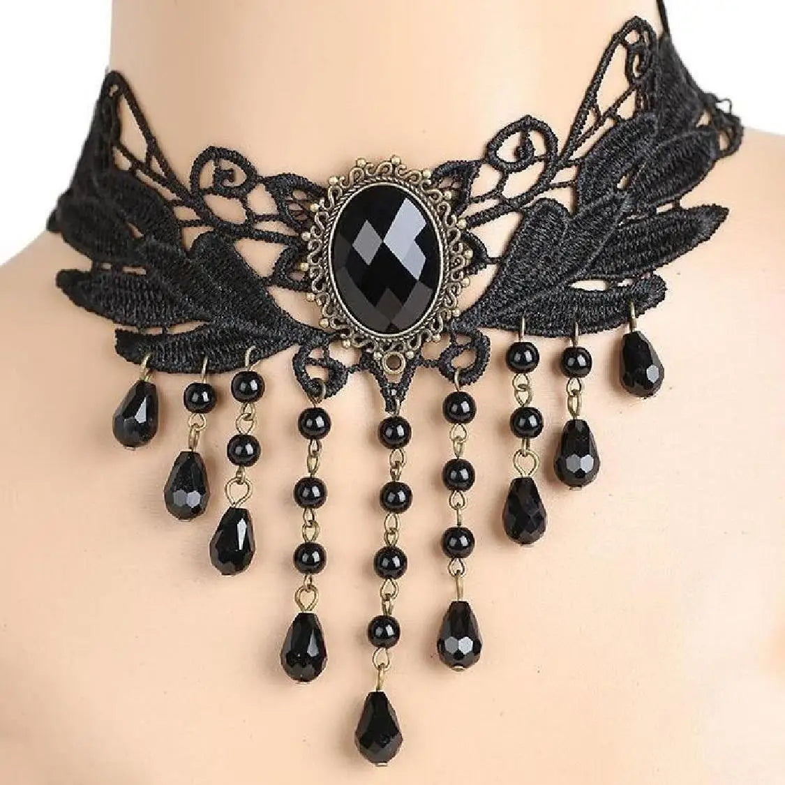 Vintage Choker Lace Necklace for Women