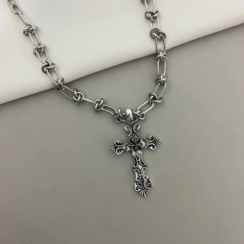 Gothic Neo-Gothic Punk Vintage Cross Pendant