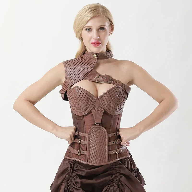 Stylish Steampunk Bustier Corset