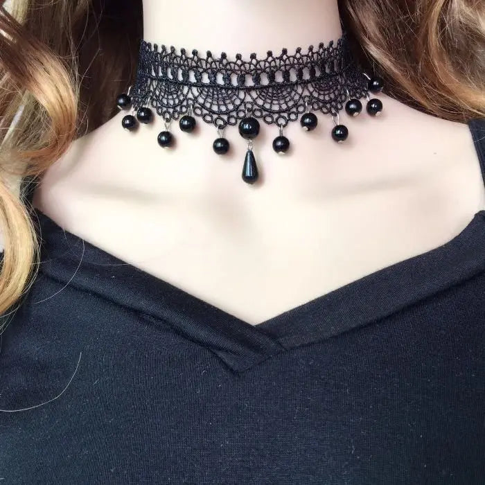 Vintage Choker Lace Necklace for Women