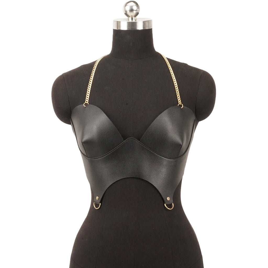 Punk Leather Corset