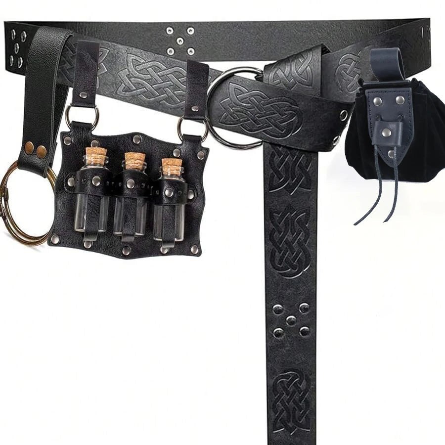Steampunk Belt & Magic Bottle Waist Bag