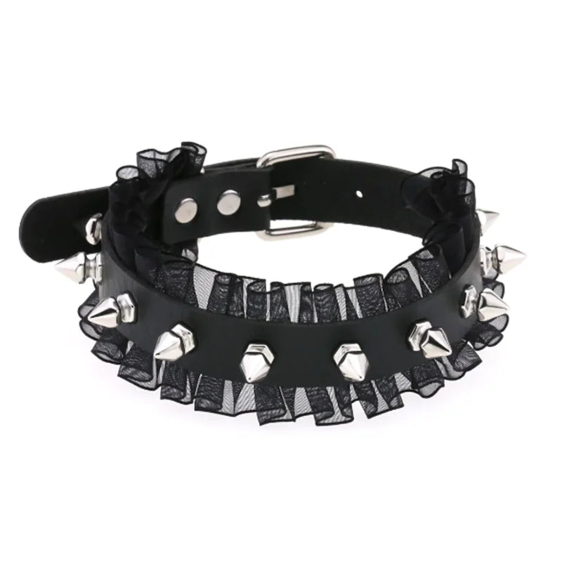 1Pc Punk Rock Cosplay Gothic Necklace
