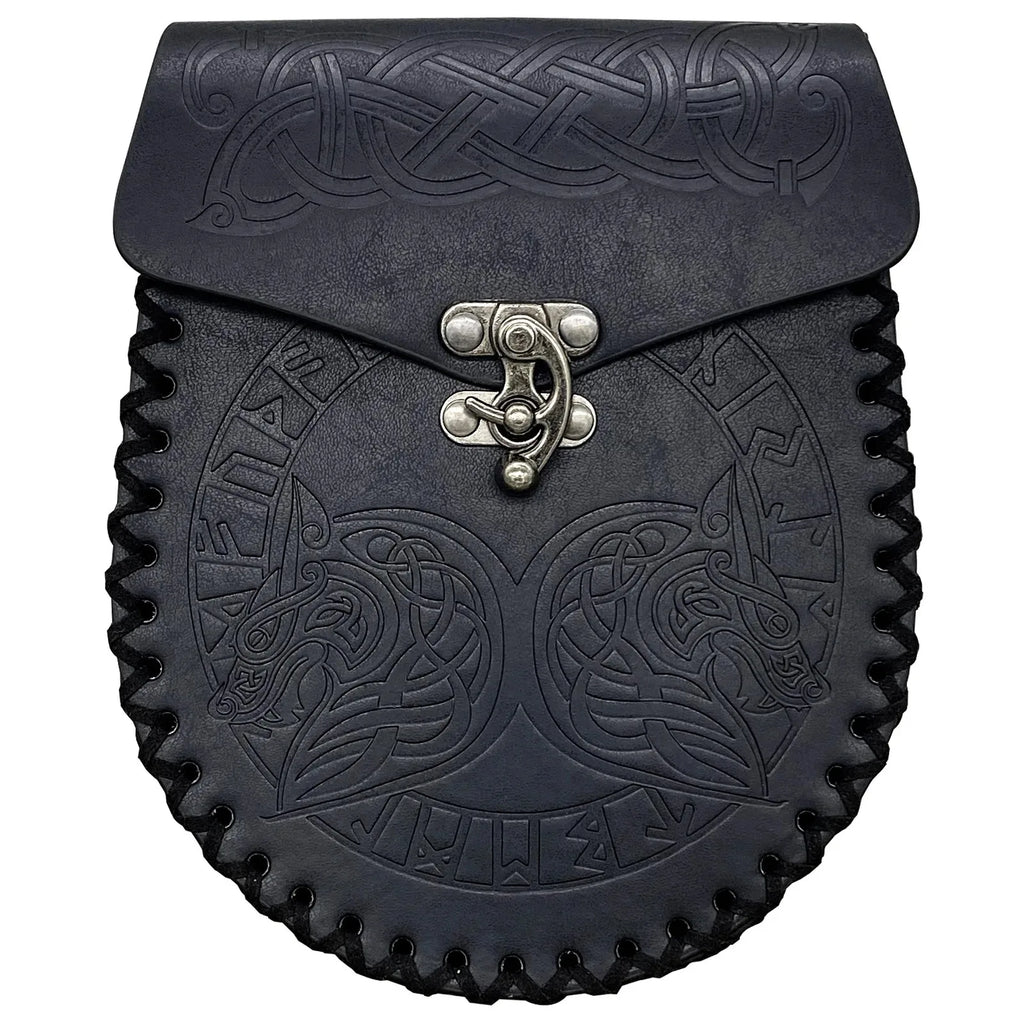 Medieval Knight Waist Pouch Belt Set