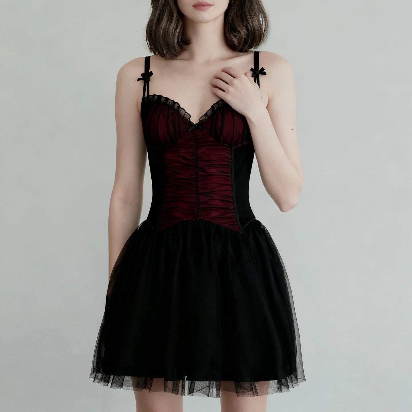 Gothic Neo-Gothic Punk Vintage Dress Lace
