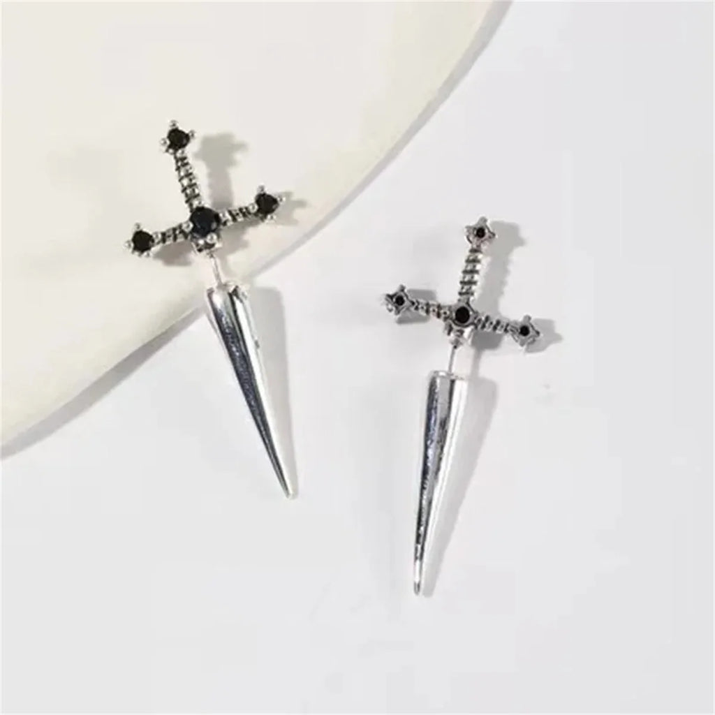 Vintage Gothic Unisex Sword Earrings
