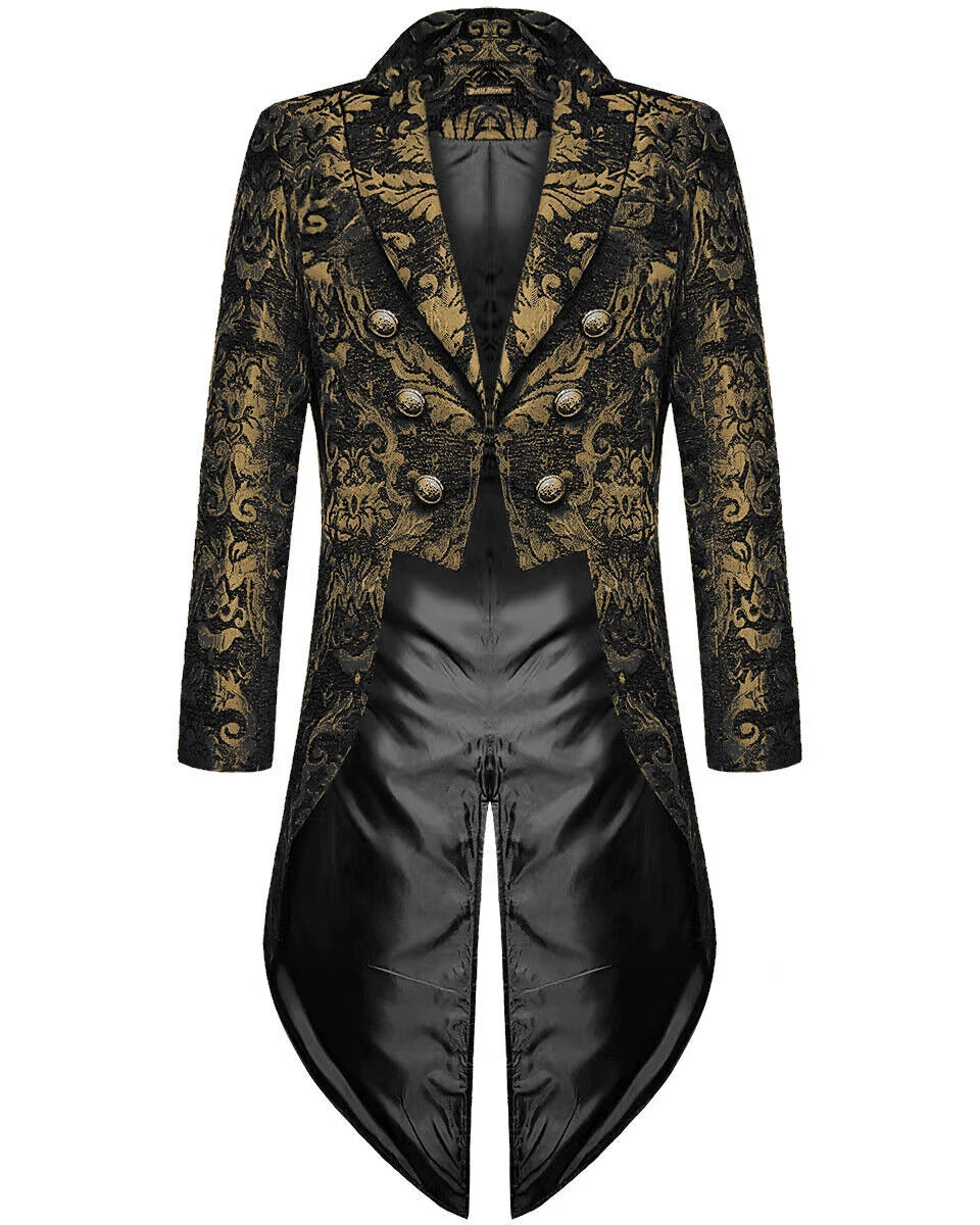 Devil Fashion Mens Gothic Steampunk Jacket