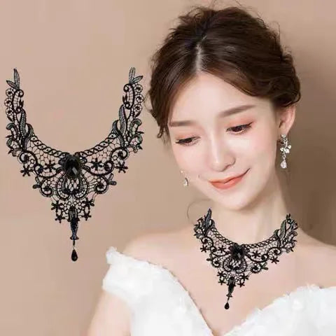 Vintage Choker Lace Necklace for Women