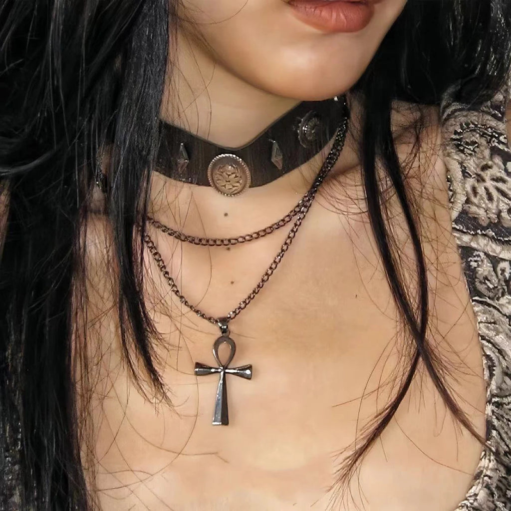 Gothic Neo-Gothic Punk Vintage Pendant Cross