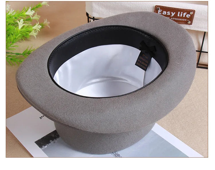 Magician Cylinder Steampunk Unisex Elegant Hat