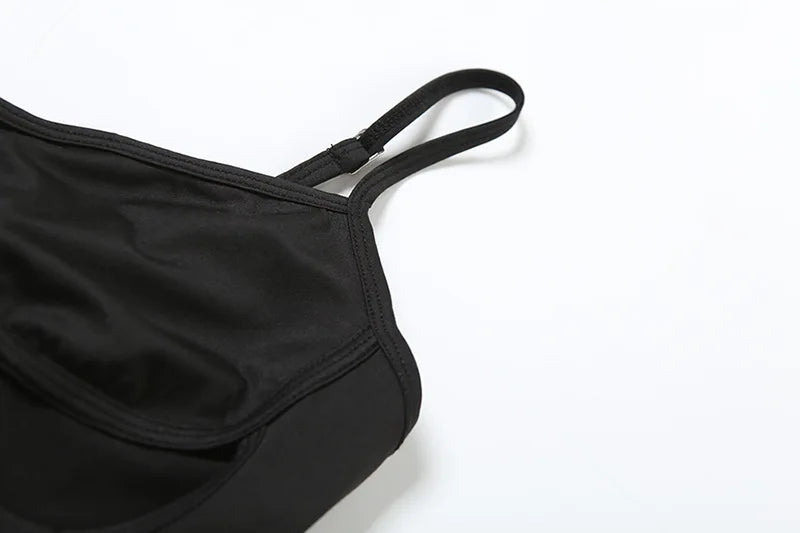 Black Gothic Cyberpunk Bodysuit