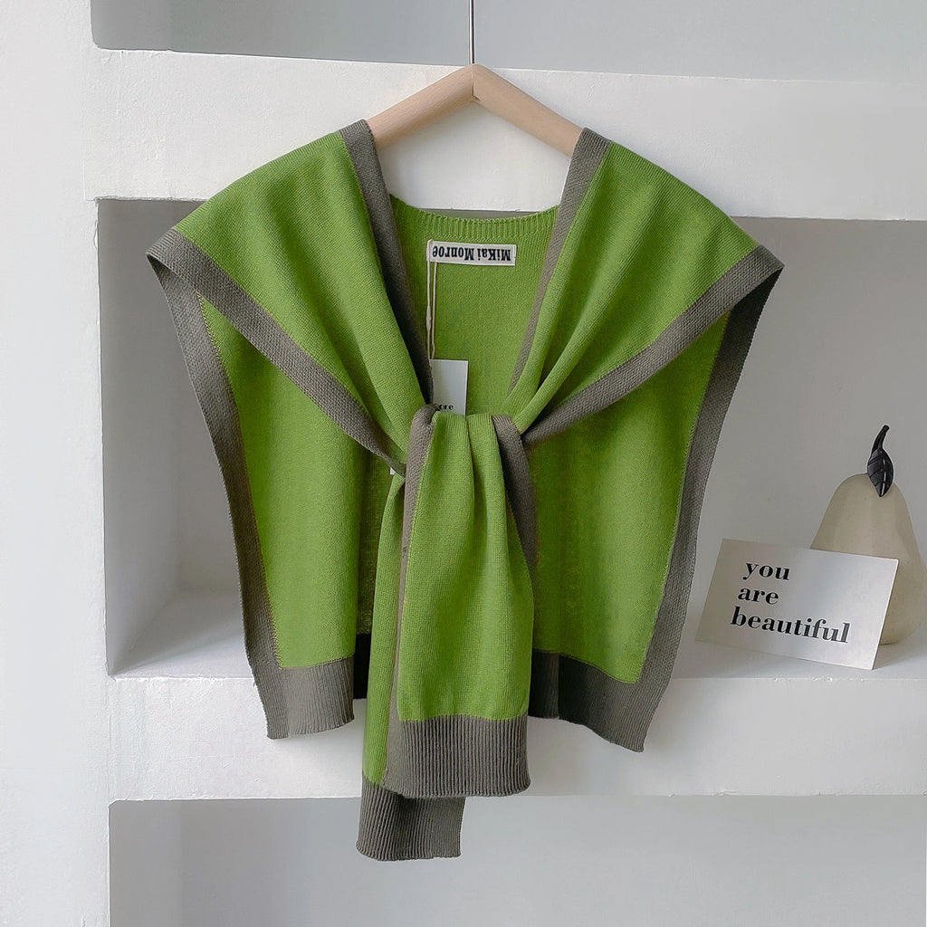 Spring & Autumn Stylish Elegant Knitted Shawl