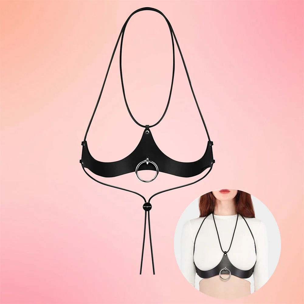 PU Leather Punk Belt - Great Nightclub Accessory