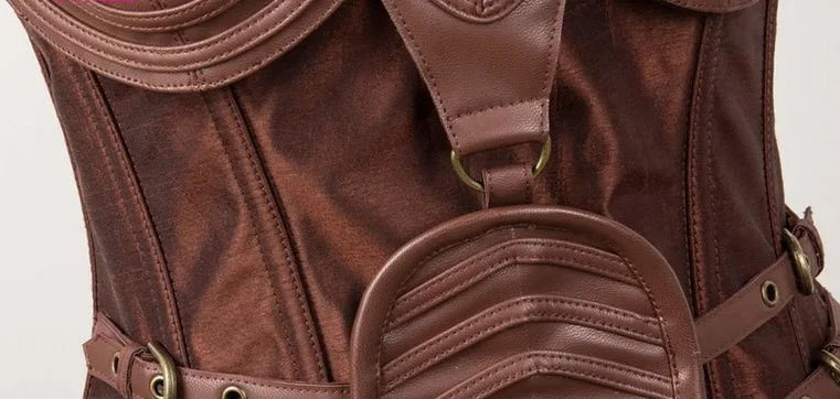 Stylish Steampunk Bustier Corset