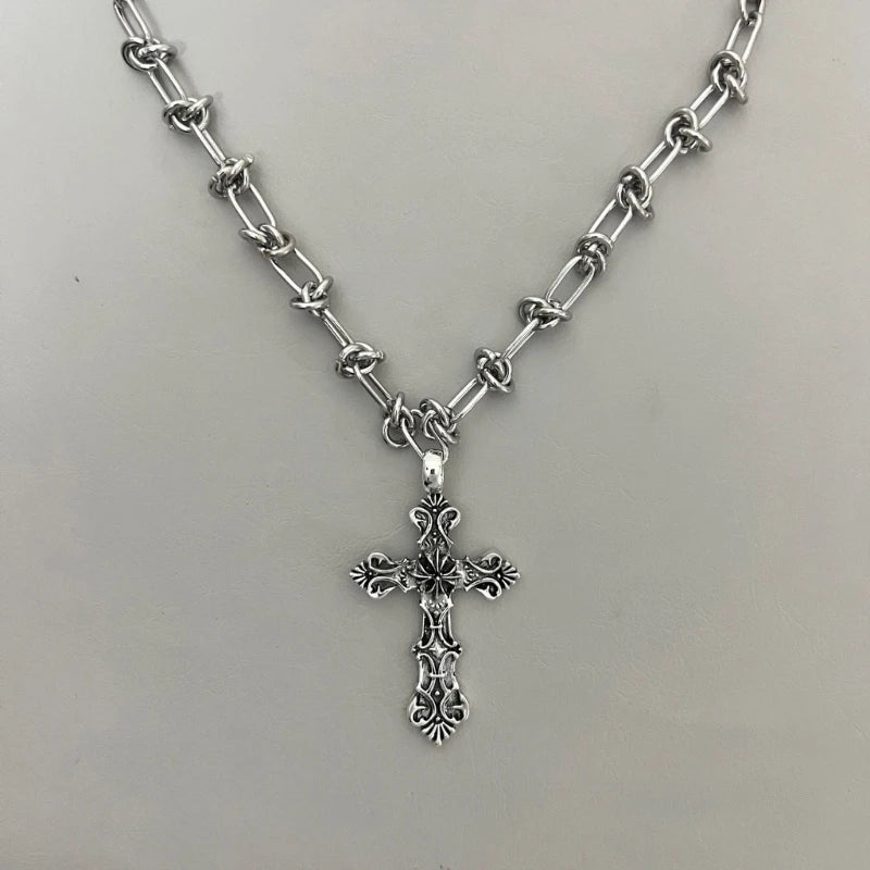 Gothic Neo-Gothic Punk Vintage Cross Pendant
