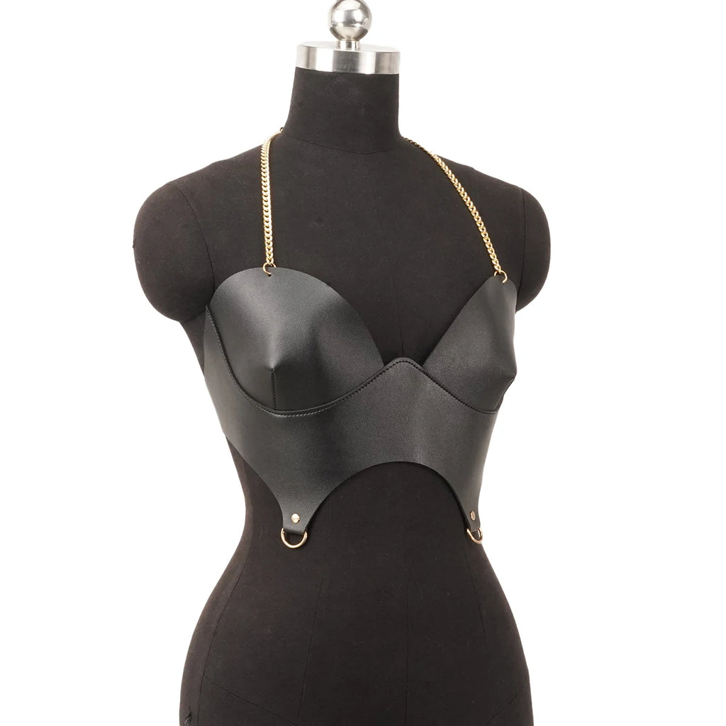 Punk Leather Corset