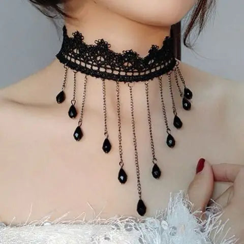 Vintage Choker Lace Necklace for Women
