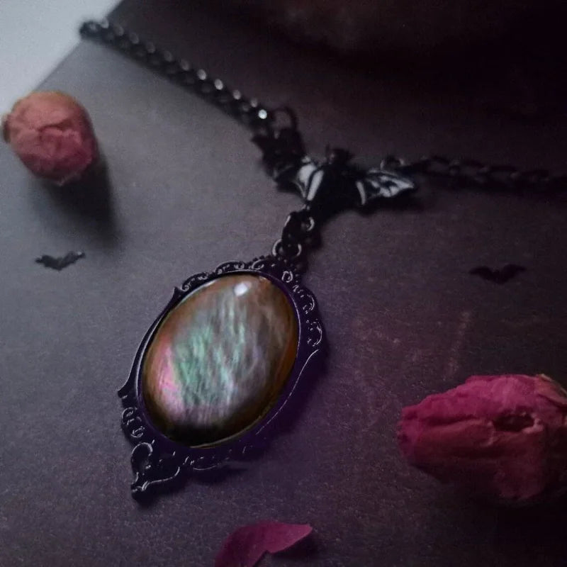 Gothic Neo-Gothic Punk Vintage Necklace Pendant Oval