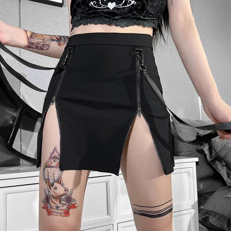 Gothic Neo-Gothic Punk Vintage Skirt Goth